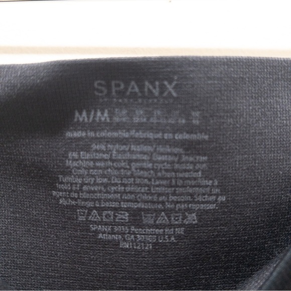 SPANX Look at Me Now Seamless Camo High Rise Crop Leggings - Picture 6 of 6